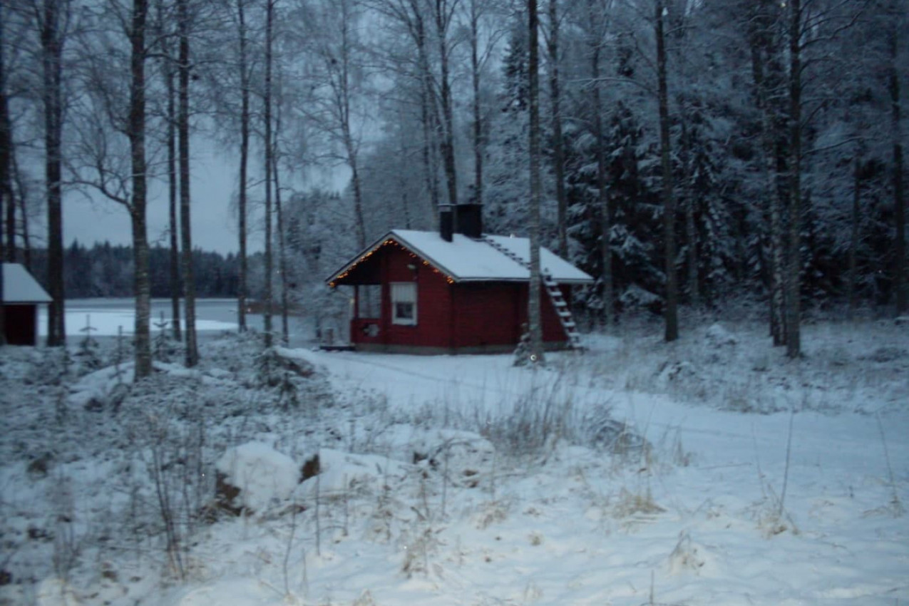 Idealn odmor u šumi pod snegom u Finskoj