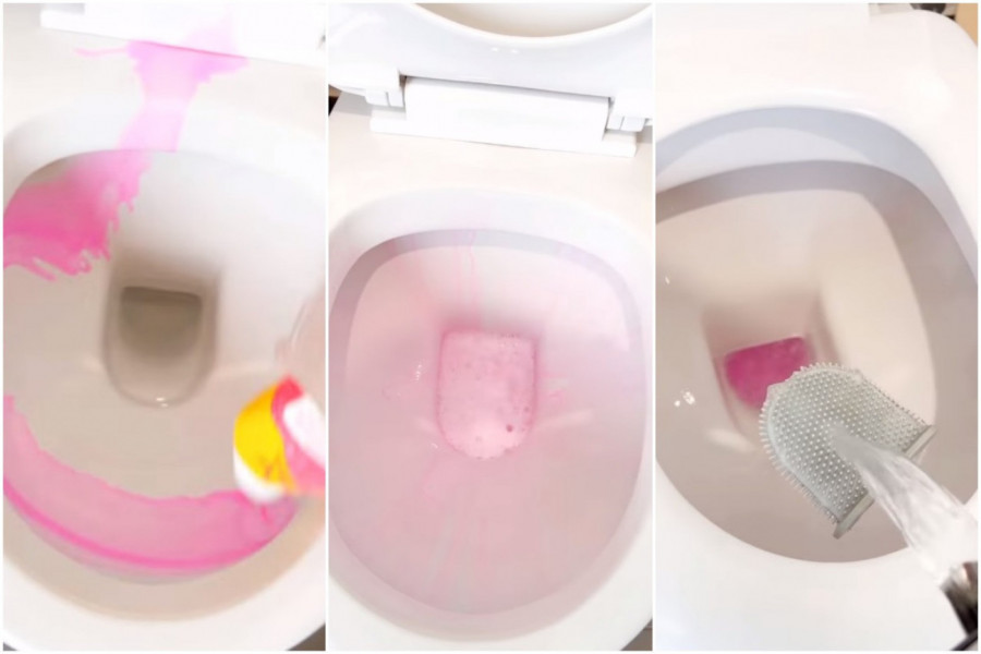 ŠTA TA ŽENA SIPA U WC ŠOLJU? Pomama na Instagramu zbog čišćenja toaleta namirnicom iz KUHINJE! (VIDEO)
