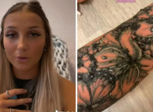 Imala je savršenu tetovažu, A ONDA JE 24 SATA KASNIJE IZ NJE NEŠTO POČELO DA IZLAZI! Ruka joj je otekla, više nije mogla da je savije... (VIDEO)