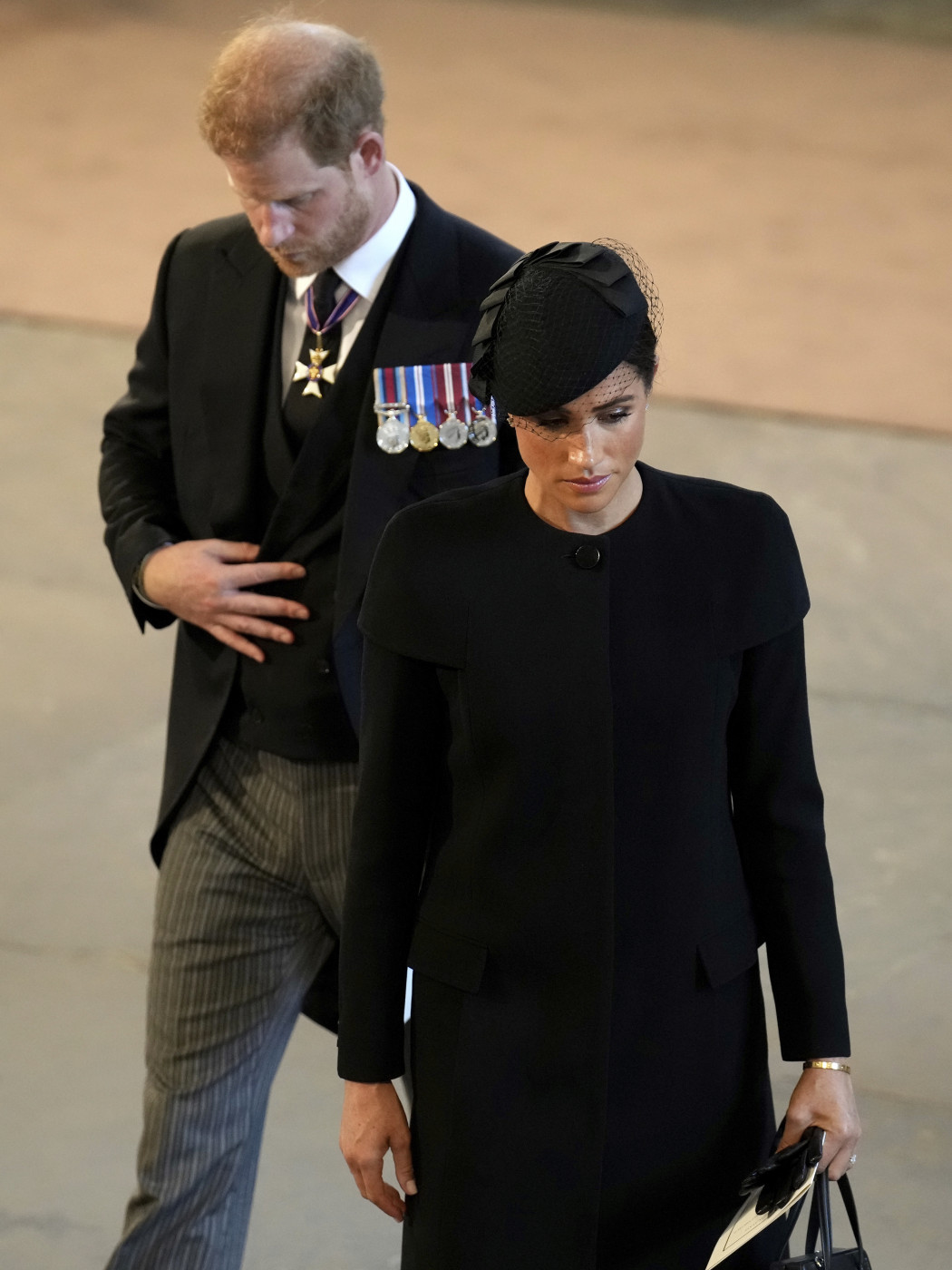 Hari i Megan na sahrani kraljice Elizabete