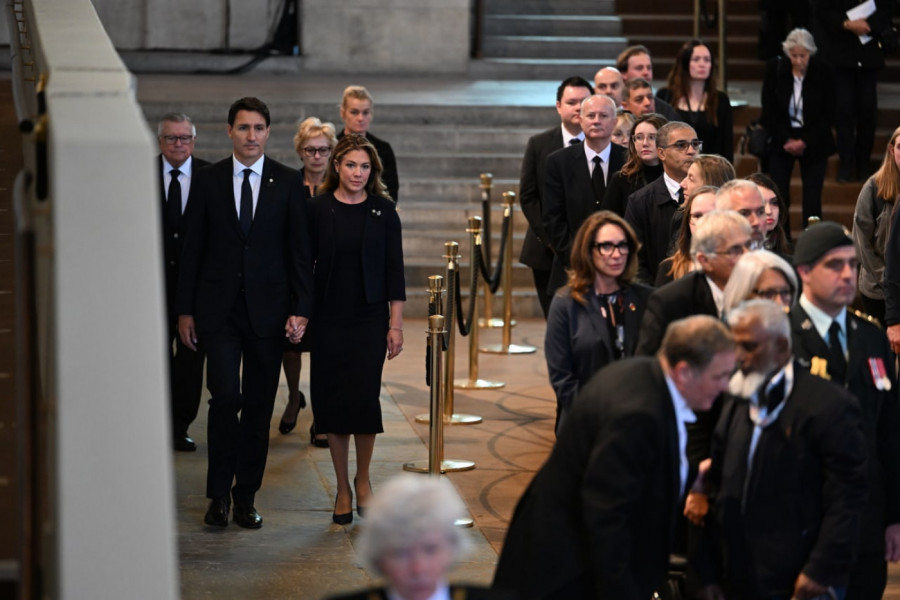 Kanadski premijer Džastin Trudo u Vestminsterskom holu