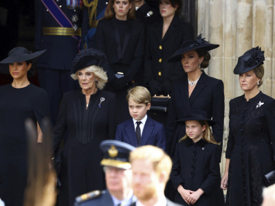 Kraljevska porodica na sahrani kraljice Elizabete II