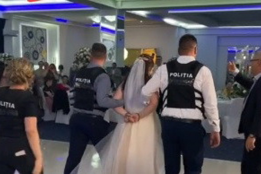 SKANDAL KAKAV SE NE PAMTI: Mlada uhapšena na sopstvenoj svadbi i s lisicama na rukama sprovedena u policiju! (VIDEO)
