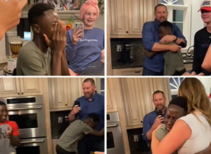 BIO JE NAPUŠTEN I NESREĆAN SVE DOK NIJE UPOZNAO NJIH: Dečak se slomio i zaplakao kad je video iznenađenje koje mu je pripredila nova porodica (VIDEO)