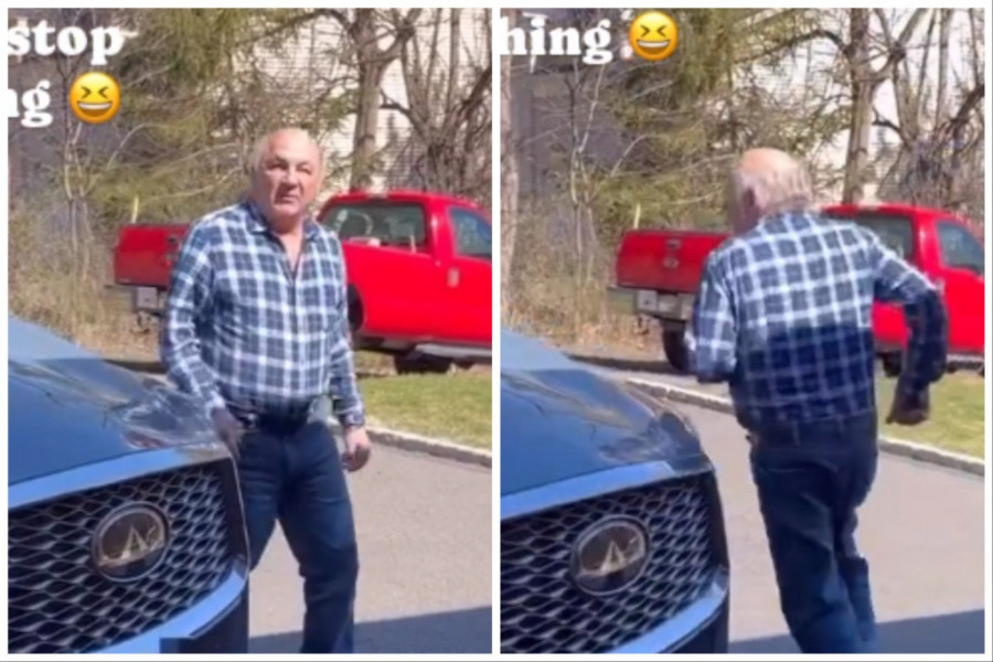 ĆERKINO PITANJE GA JE PRESEKLO: Potrčao je do automobila i odvezao se, shvatajući koliko je zabrljao! (FOTO+VIDEO)