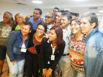 Ekipa sa radiozračenja u jednoj privatnoj klinici u Brazilu u kojoj je bila jer su imali bolje uslove za ovu vrstu lečenja