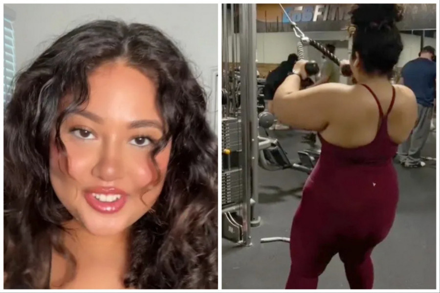 ONA INSPIRIŠE DRUGE ŽENE: Ima višak kilograma, a pogledajte u čemu vežba! (VIDEO)