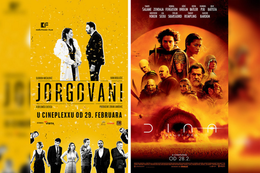 Filmovi o kojima se najviše priča – „Jorgovani" i „Dina: Drugi deo" stižu u Cineplexx bioskope!