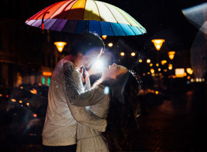 I kiša može da bude tako romantična.