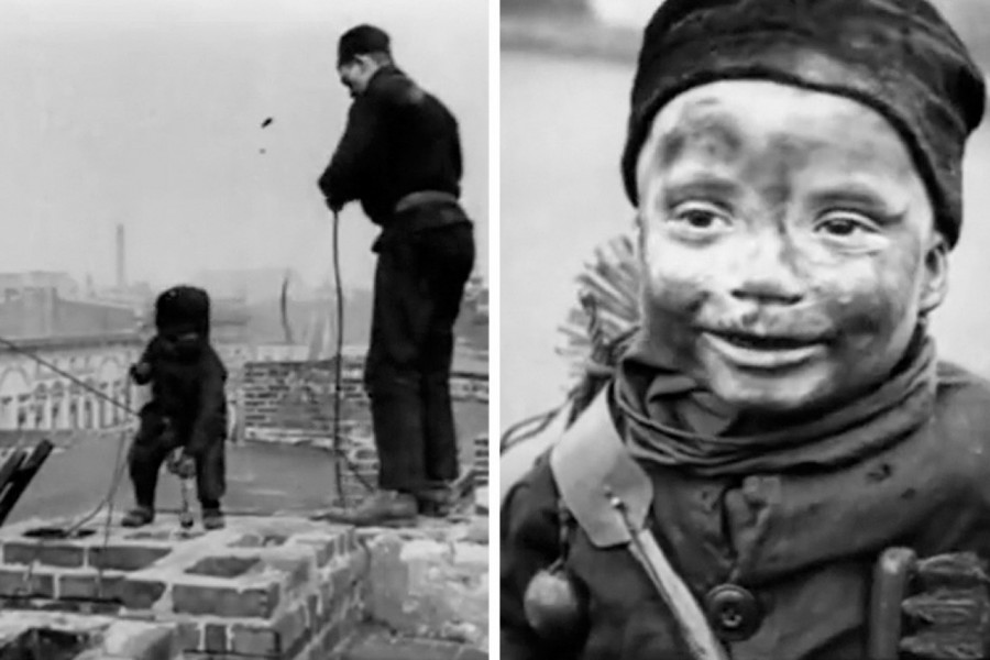 "JADAN DEČAK, PRLJAV JE I UMORAN": Ima 3 godine i čisti dimnjake kao veliki - ovaj video iz 1930. nam izjeda dušu (VIDEO)
