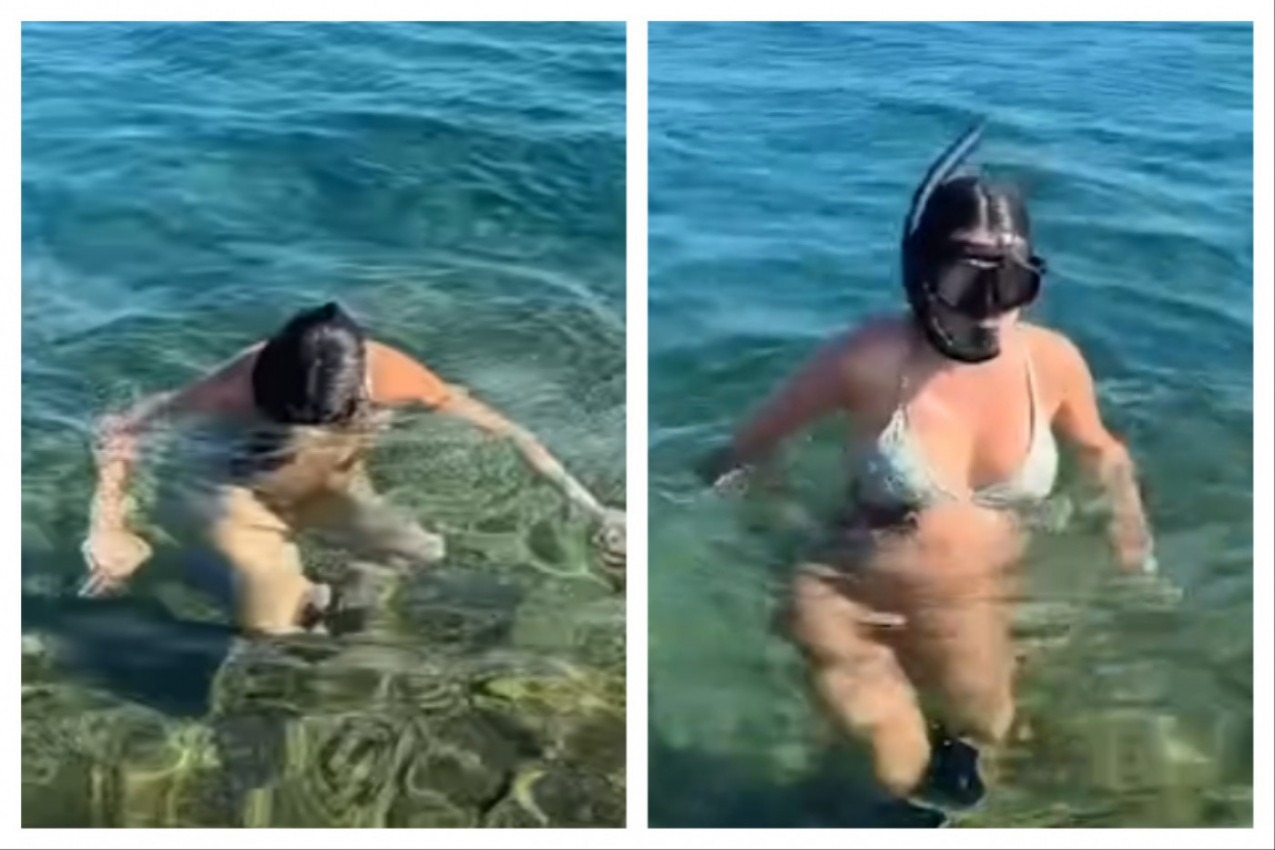 TRUDNICA JE RONILA, A KAD JE ISPLOVILA OSEĆALA JE DA JE NEŠTO NA NJENOM STOMAKU: Biće vas strah da uđete u vodu! (VIDEO)