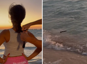 GEORGINA RODRIGEZ ODSEKLA KOSU NA PLAŽI I BACILA JE MORE: Niko ne zna zašto je to uradila, evo kako sada izgleda (VIDEO)