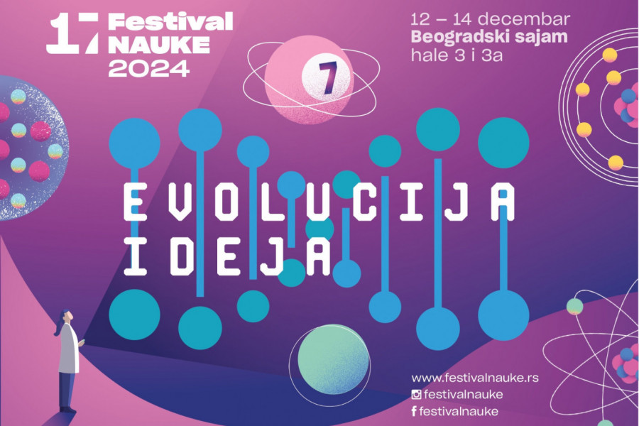 EVOLUCIJA IDEJA na 17. Festivalu nauke od 12. do 14. decembra