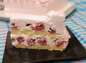 TORTA NAD TORTAMA OD PIŠKOTA I SA MALINAMA! Najjednostavnija priprema poslastice koja se topi u ustima - SPREMNA ZA 45 MINUTA!