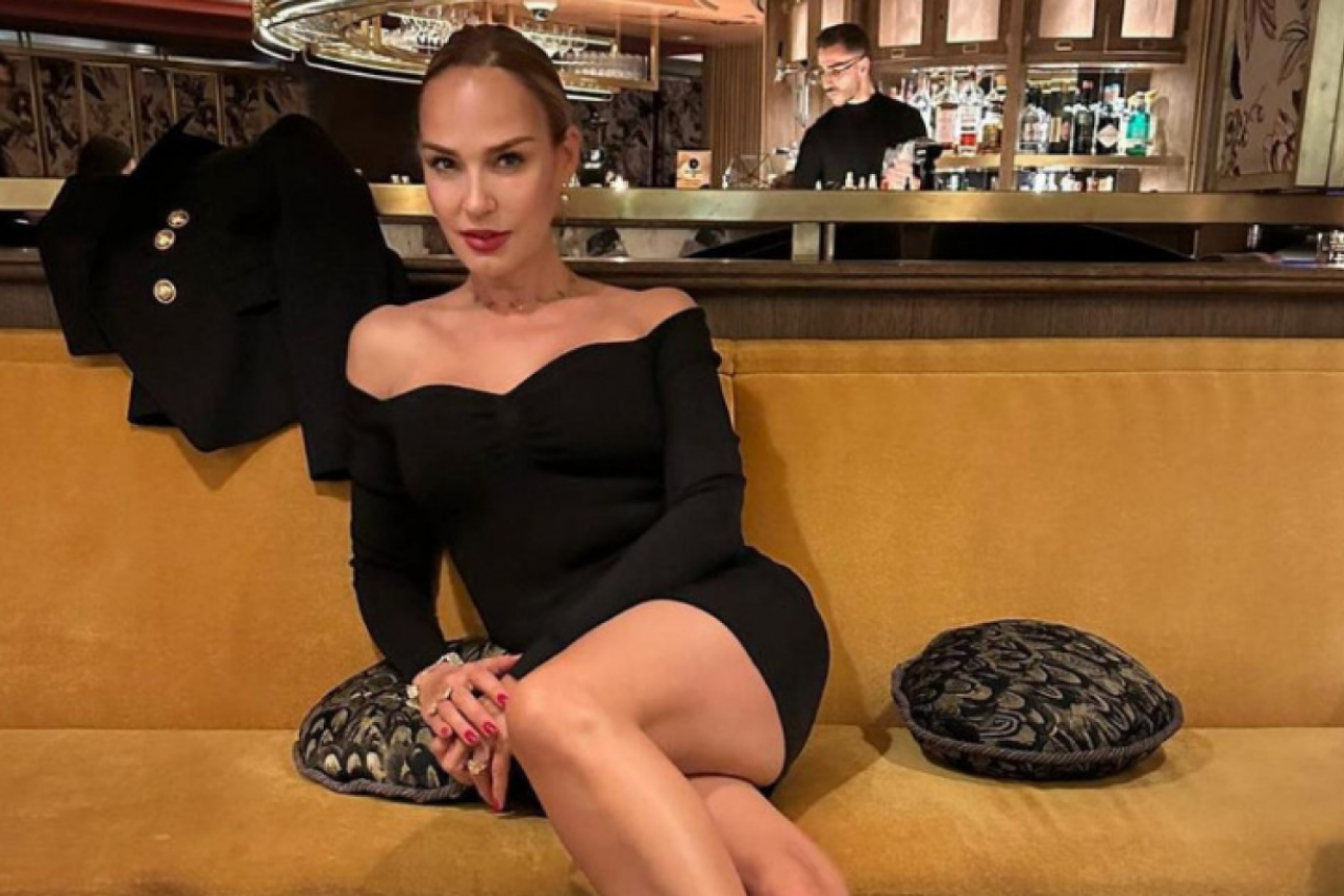 MARIJANA MATEUS JE PONOVO SPREMNA ZA LOV: Ultramini leopard haljina najdubljeg dekoltea otkrila izazovan crni negliže! (FOTO)