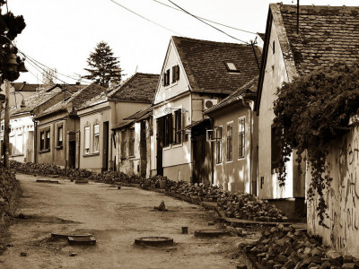 Ušorene kuće u starom Zemunu