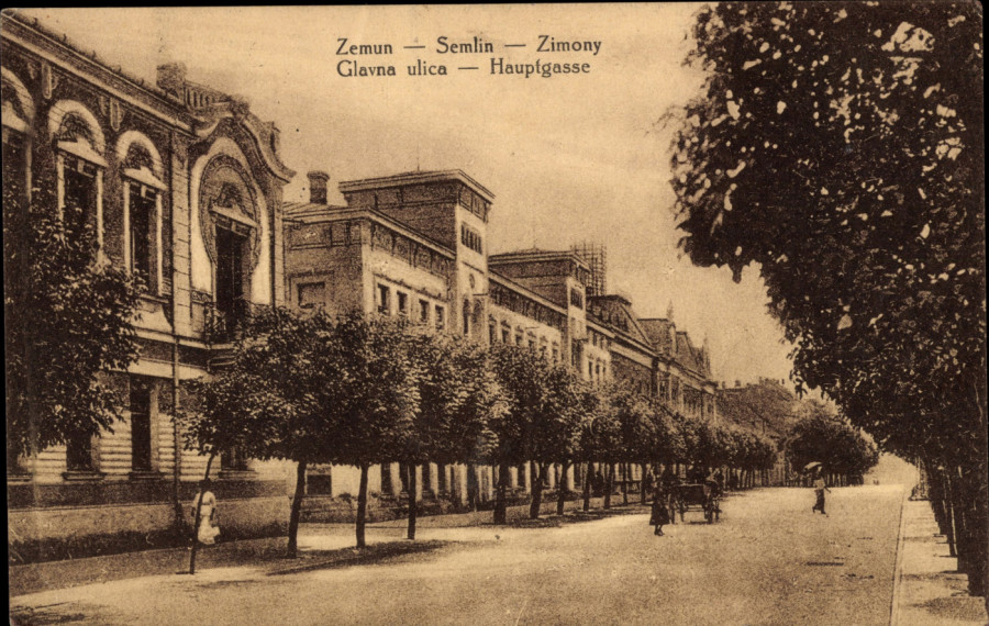 Ovako je nekad izgledala Glavna ulica u Zemunu