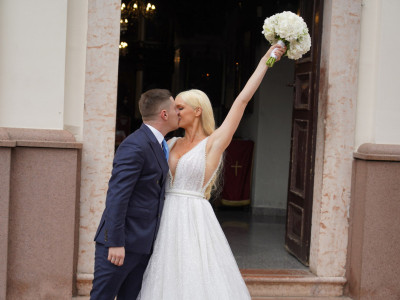 Anja Mit sa bivšim suprugom Ognjenom