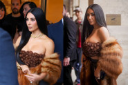 BAŠ JE BRIGA ZA ZABRANU GOLOTINJE, KIM KARDAŠIJAN  OSKUDNO OBUČENA U KANU: Svi se pitaju da li ima donji veš  (FOTO)