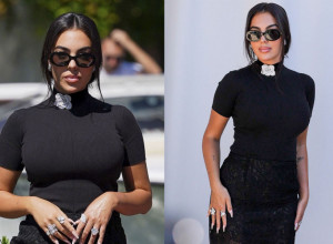 Georgina Rodriguez zablistala u crnoj haljini na Venecijanskom festivalu – retko kome stoji ovako dobro
