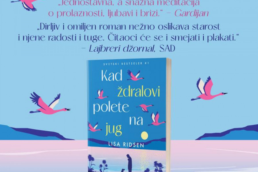 Roman koji dira pravo u srce: „Kad ždralovi polete na jug“  u prodaji
