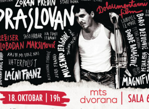 Film o Zoranu Predinu u MTS dvorani - specijalna projekcija dokumentarca "PRASLOVAN", uz prisustvo ekipe filma 18. oktobra, u Beogradu