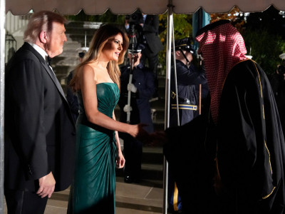 Princ Mohamed bin Salman je na večeri bio prisutan bez pratnje